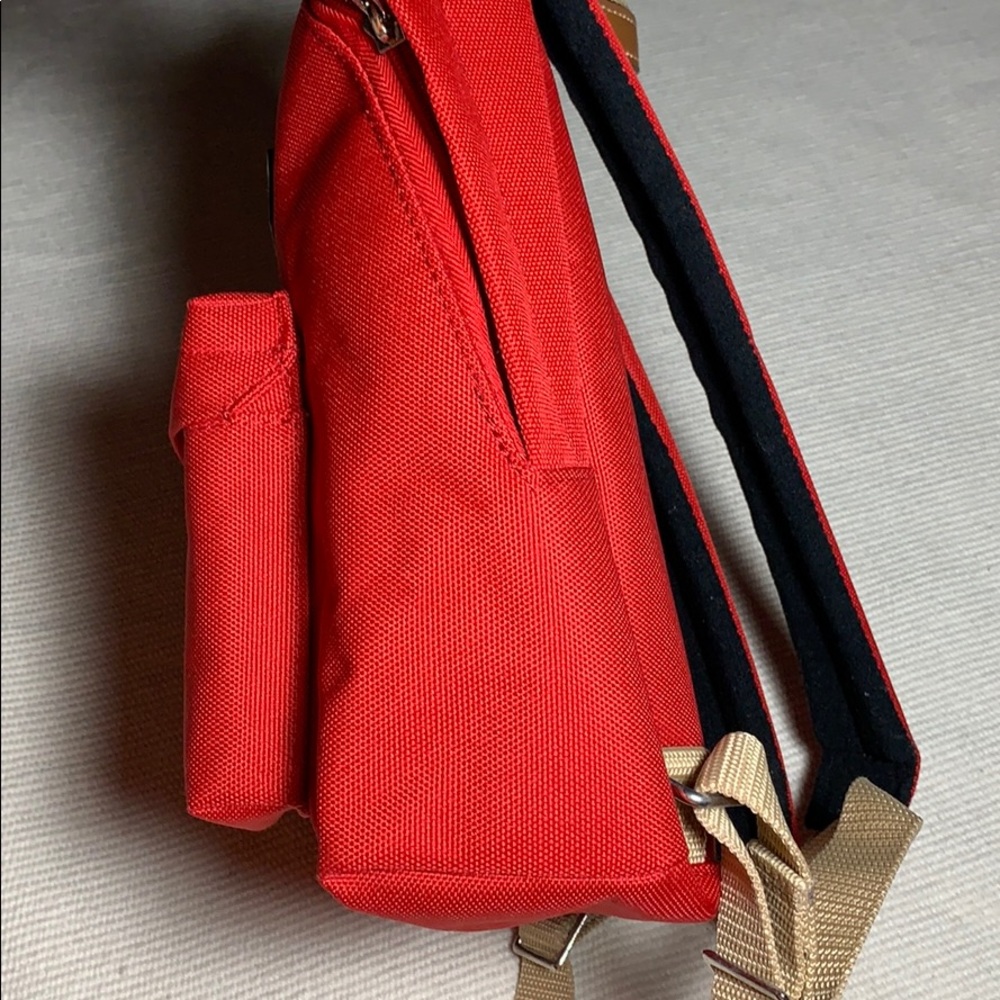 NEW Lancel Red Small Backpack - Picture 7 of 8